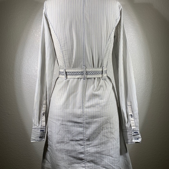 3J Workshop by Johnny Was Pinstripe Tuxedo Dutch Dress S NWT - Picture 5 of 9